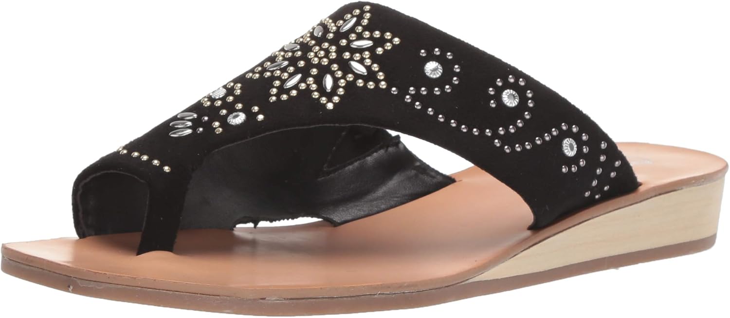 carlos santana black sandals