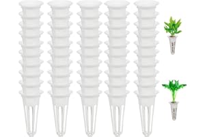 50 PCS Hydroponic Grow Baskets, Plastic Replacements Grow Basket Sets for Plant Hydroponics Garden Seed Pods System, Plant Gr