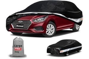 Aoulette Hyundai Car Cover Custom Fit for Hyundai Accent, Waterproof Car Cover for Automobiles All Weather, Lightweight Full Exterior Cover Outdoor Sun Rain Dust Snow Wind Protection.