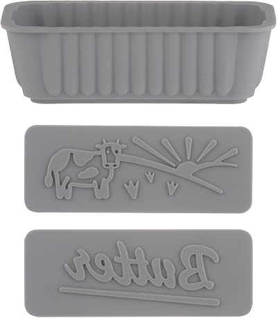 Kilner Silicone Butter Mould Set with 2 Interchangeable Pattern Plates