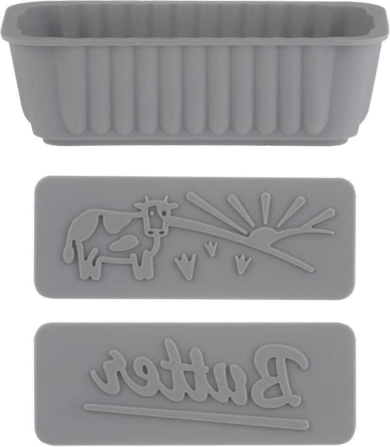Kilner Silicone Butter Mould Set with 2 Interchangeable Pattern Plates