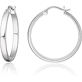 Limerencia G23 Pure Titanium Hypoallergenic Hoop Earrings for Women Sensitive Ears