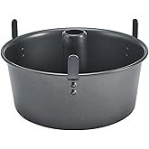 Chicago Metallic Professional 2-Piece 9.5-Inch Angel Food Cake Pan with Feet, 9.5 x 4