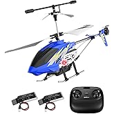U12 Remote Control Helicopter Mini RC Helicopter with Altitude Hold Blue | One Key take Off/Landing and 2 Batteries,High/Low Speed,LED Light,for Adults Kids