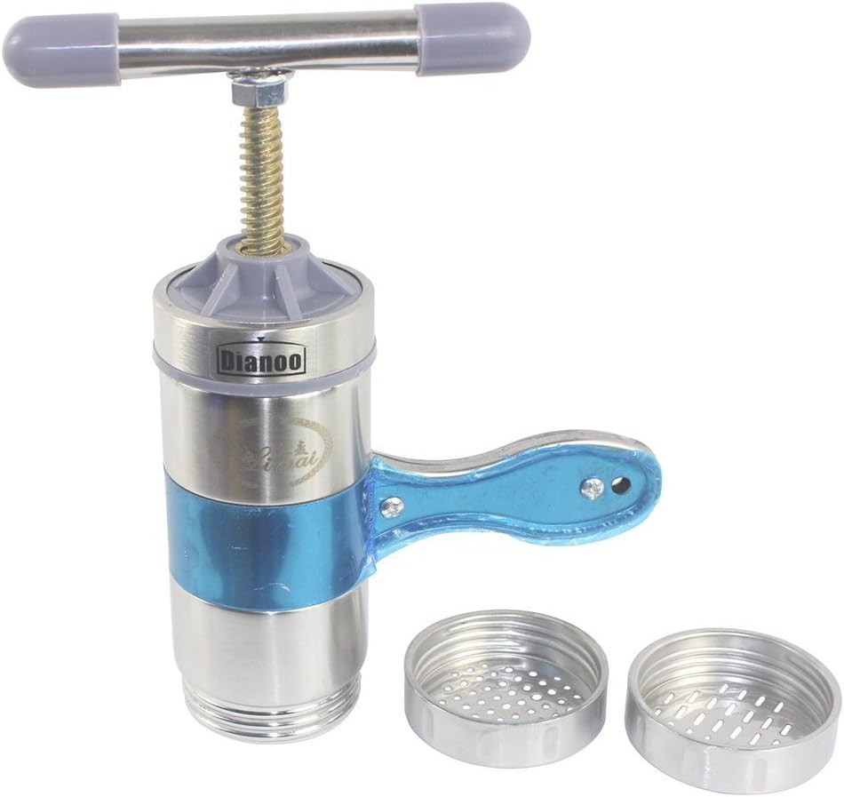 Dianoo Noodles Maker, Stainless Steel Manual Noodles Press Machine