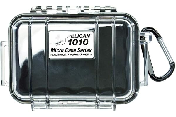 Pelican 1010 Micro Case (Black/Clear)