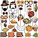 KatchOn, Happy Thanksgiving Photo Booth Props - Pack of 34 | Thanksgiving Photo Props | Fall Photo Booth Props | Thanksgiving Picture Props for Thanksgiving Decorations | Harvest Photo Booth Props