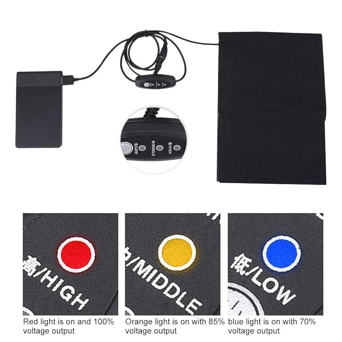 Buy Tbest USB Electric Heating Pad for Back Neck Shoulder Pain Relief