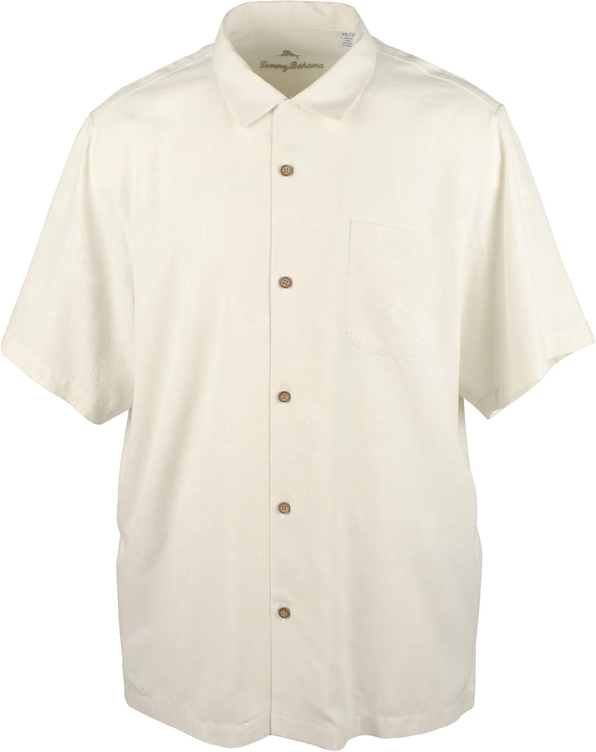 Tommy Bahama Embroidered Artist Series The Marlin Bar Silk Camp Shirt