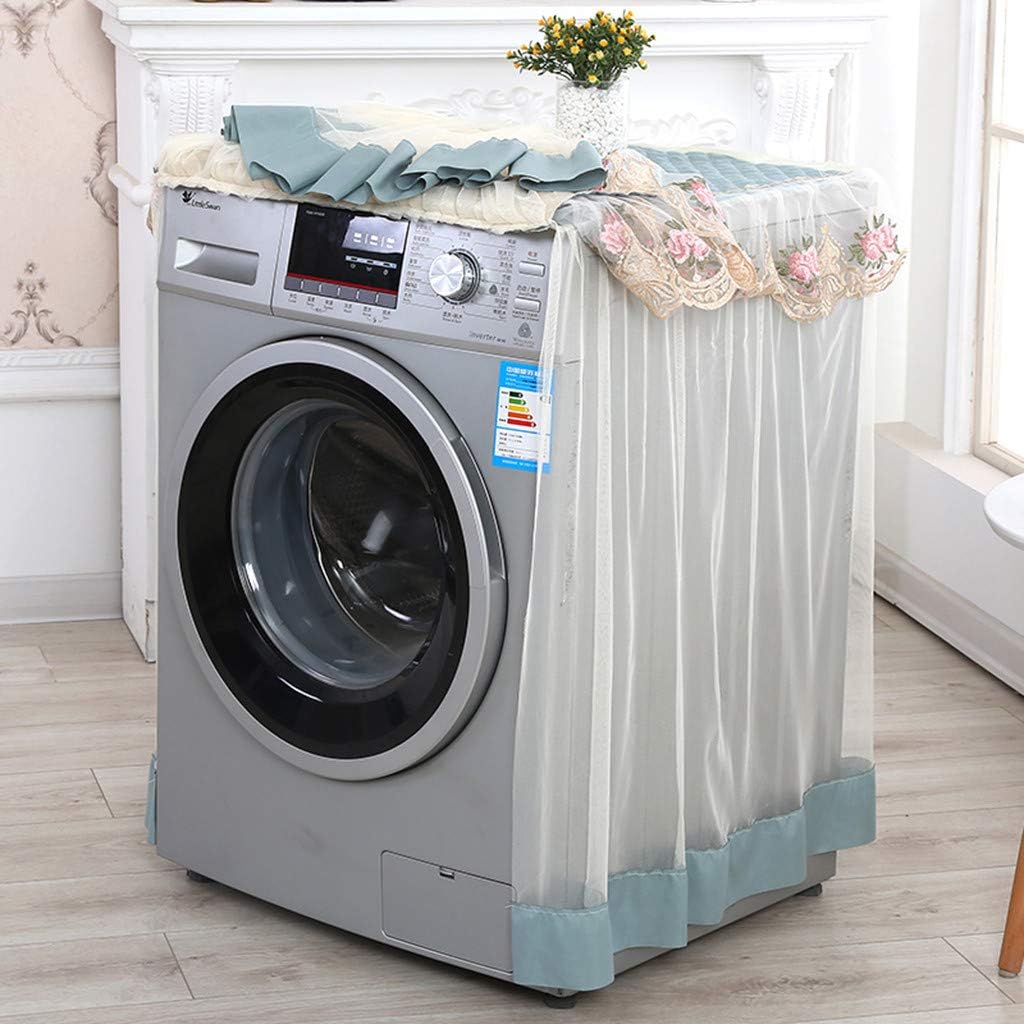 Lace Ruffle Floral Dust Cover for Dryers Washer Laundry Washing Machine