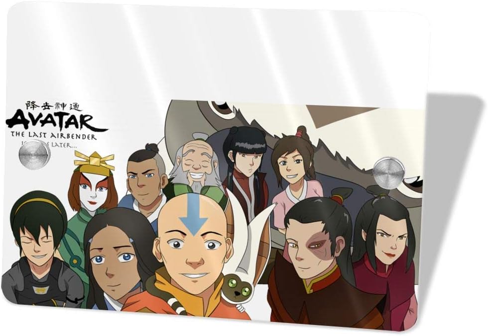 Qwtykeertyi The Last Airbender Door Sign 5.5 X 7.5 Inch Vinyl Decal Indoor Outdoor Window