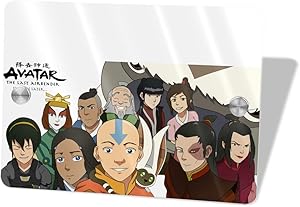 Qwtykeertyi The Last Airbender Door Sign 5.5 X 7.5 Inch Vinyl Decal Indoor Outdoor Window