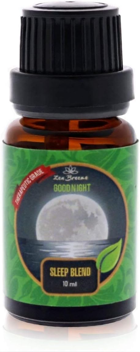 Essential Oils Night Sleep Aid Blends - for Essential Oil Diffuser - Aromatherapy Essential Oils Blends - 100% Pure Therapeutic Grade - Good Night Restful Sleep Blend - 10 ml