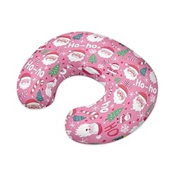 TSVAGA Santa Nursing Pillow Cover for Baby