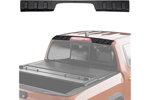 Titibett Truck Roof Spoiler Compatible with 2021-2025 Nissan Frontier Rear Roof Protector Wing Fits for Frontier Accessories Roof Mat Third Brake Light