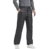 Tumjay Down Pants - Men's Winter Ultra Warm Loose Utility Puffer Pants, Insulated Outdoor Windproof Ski Snow Pants