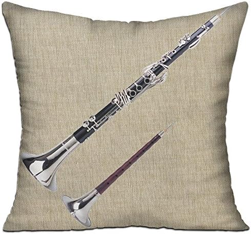 Blow Your Horn - CelebrateHome Sofa Decorative Throw Pillow Case Cushion Covers 18 X 18 Inches