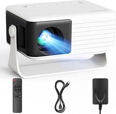 Yoton Y3 Mini Projector 2026 720P Auto Keystone 360° Rotating Portable Black
