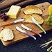 Laguiole by FlyingColors Cheese Knife Butter Spreaders Knife Set, Stainless Steel, MultiColor Handle, 6 Pieces