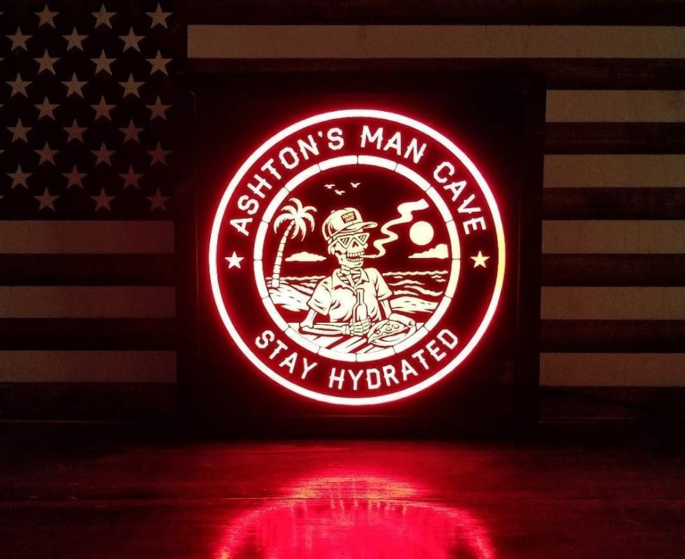Custom Beer Led Sign Lighted Bar Signs Handmade