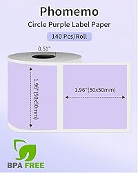 Phomemo Circle Label for M110/M110S/M120/M200/M220