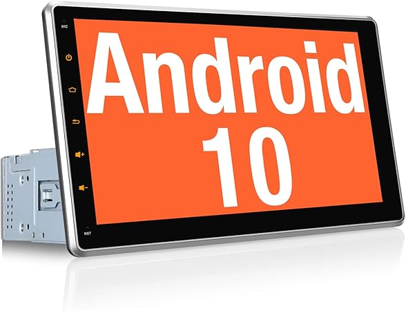 Amazon Vanku Android 10 カーナビ 10 1インチ 1din カーオーディオ Gps Bluetooth ミラーリンク 3g 4g Wifi 上下左右角度調節 Obd2 Usb Sd Aux出力 対応 18ヶ月保障 オーディオ一体型ナビ 車 バイク