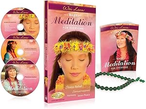 Wai Lana: Easy Meditation for Everyone Gift Set – 2 DVDs 1 CD and Japa Beads - 10 Easy-to-Follow Methods of Yoga Sound Meditation