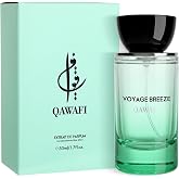 QAWAFI Voyage Breeze Eau de Parfum Spray for Women and Men, Fresh Citrus Mint and Juicy Fruit, Clean Musky Finish, Spring Summer Everyday Scent, 50ml 1.7fl oz