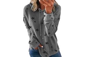 Hugncmy Long Sleeve Shirts for Women Plus Size Trendy Dressy Casual Athletic Crewneck Blouses Business Casual Tops