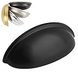 KOOFIZO Bin Cup Drawer Pull - Black Cabinet
