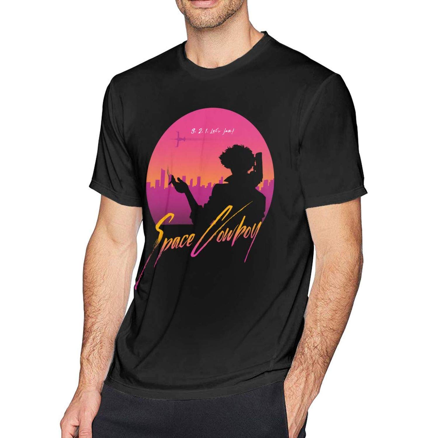 s-cool-cowboy-bebop-3-2-1-let-s-jam-tees-black-shirts-stellanovelty