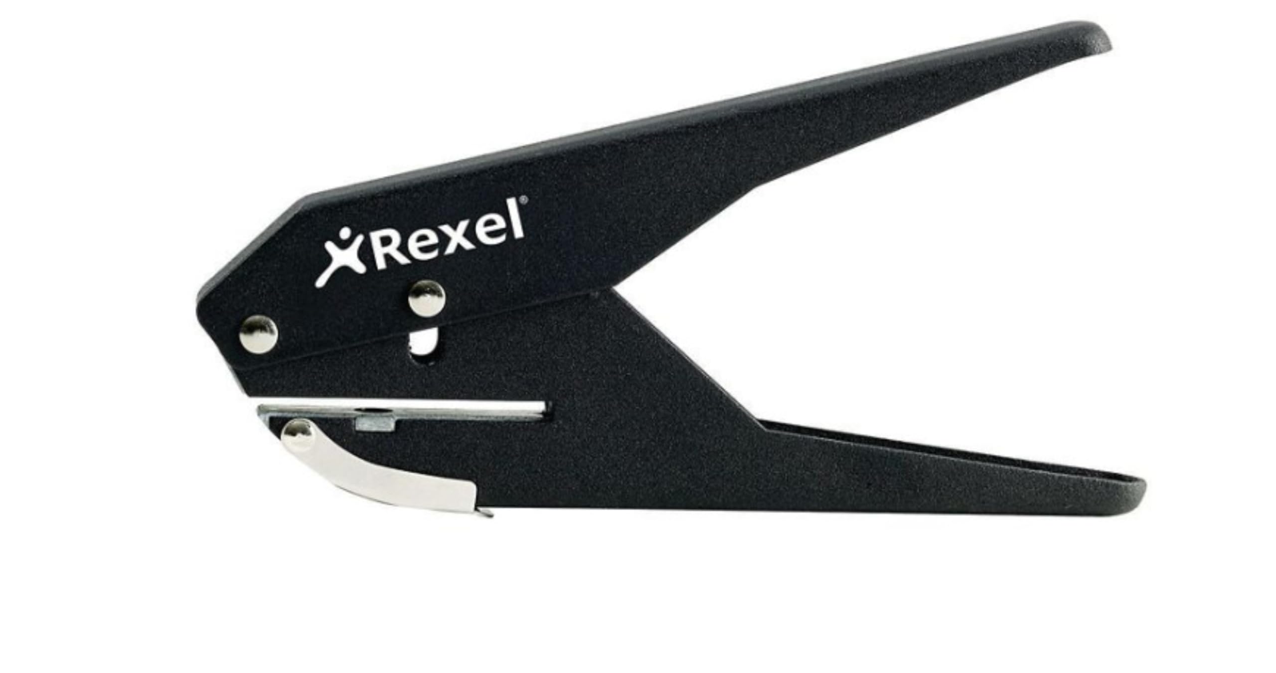 Rexel S120 Plier Hole Punch, Punches Single Holes, 20 Sheet Capacity, Metal, Black, 20120041