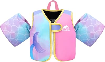Gogokids Kids Swim Vest Float Armbands Adjustable Buoyancy 3-6 Years