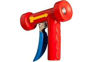 ARCHON Industries RT12-BR Rear Trigger Water Spray Nozzle - Heavy Duty & Light Weight - Made With Brass- Red - 1 Count