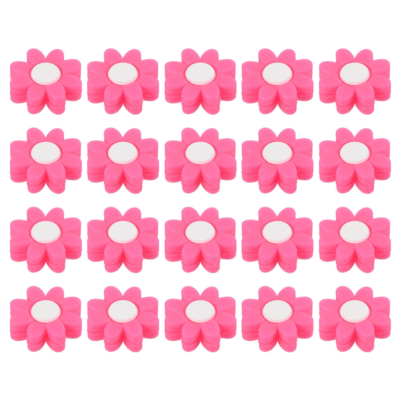 PATIKIL Tennis Racket Dampeners, 20 Pcs Soft Silicone Tennis Racquet Vibration Dampeners for Tennis Gift, Pink