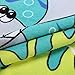AYUQI Kids Hooded Towel for Bath, Swimming, Beach Holiday Soft, Cotton Lightweight Boys Towel Blue (Shark Pattern)