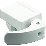 Defender Security U 9809 Sliding Window Lock for Vinyl Windows – Easy Installation to Keep Windows Securely Closed – White Di