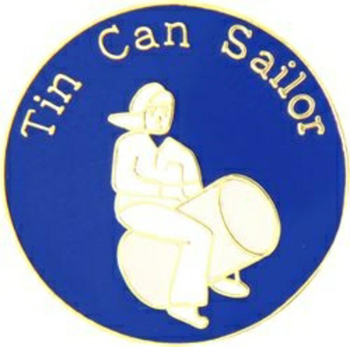 Tin Can Sailor Lapel Pin or Hat Pin