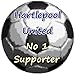 Hartlepool United No 1 Supporter**58mm Round Fridge Magnet