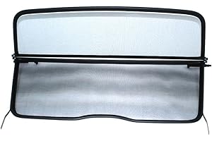 Wind Deflector for Chevrolet Camaro 5 (2011-2015) - Foldable - with Quick Release Fastener - Black | Windstop | Wind Blocker