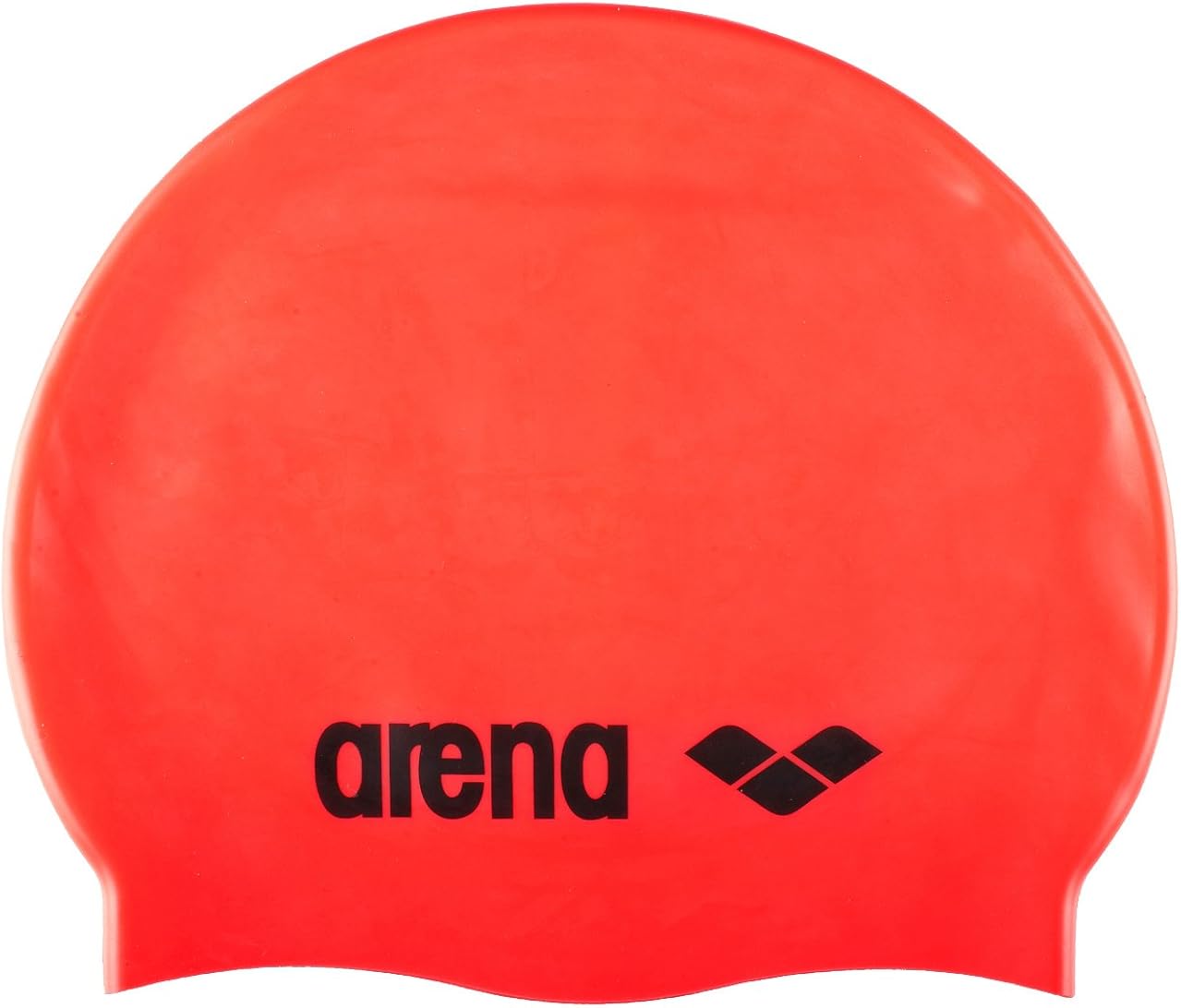 red swimming hat
