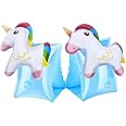 MoKo Swim Arm Bands for Kids, Toddlers Begin to Swim Inflatable Pool Floats Sleeves, Cute Cartoon Swimming Wings Armlets Ring