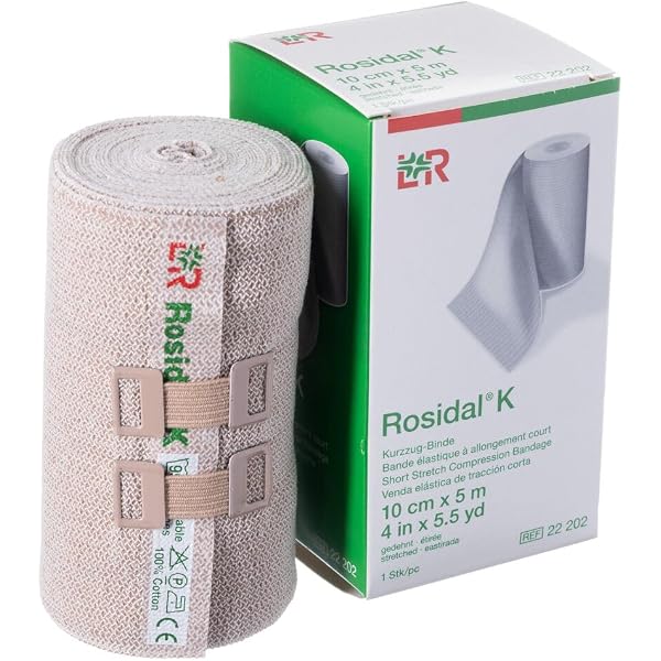 Comprilan Stretch Bandage – Pack Of 3 Rolls | 10 Cm X 5 M Cotton Latex-Free Bandage For Support & Compression 11 thumbnail image
