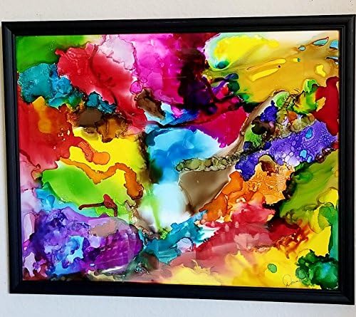 "Hodge Podge" Original Alcohol ink art