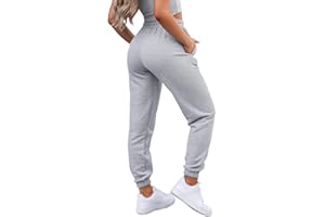 Waitfairy Sweatpants Women - Joggers for Women High Waist Baggy Sweat Pants for Womens Joggers with Pockets