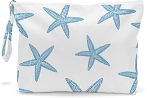 Fokongna Wet Dry Bag Wet Bag for Swimsuit Travel Beach Bag Makeup Bag Diaper Bag Starfish Sea Beach rainbow Gifts