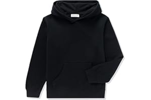 AMERICLOUD Kids Soft Brushed Fleece Pullover Hoodie Casual Athletic Pockets Hooded Sweatshirt for Boys or Girls 3-12 Years