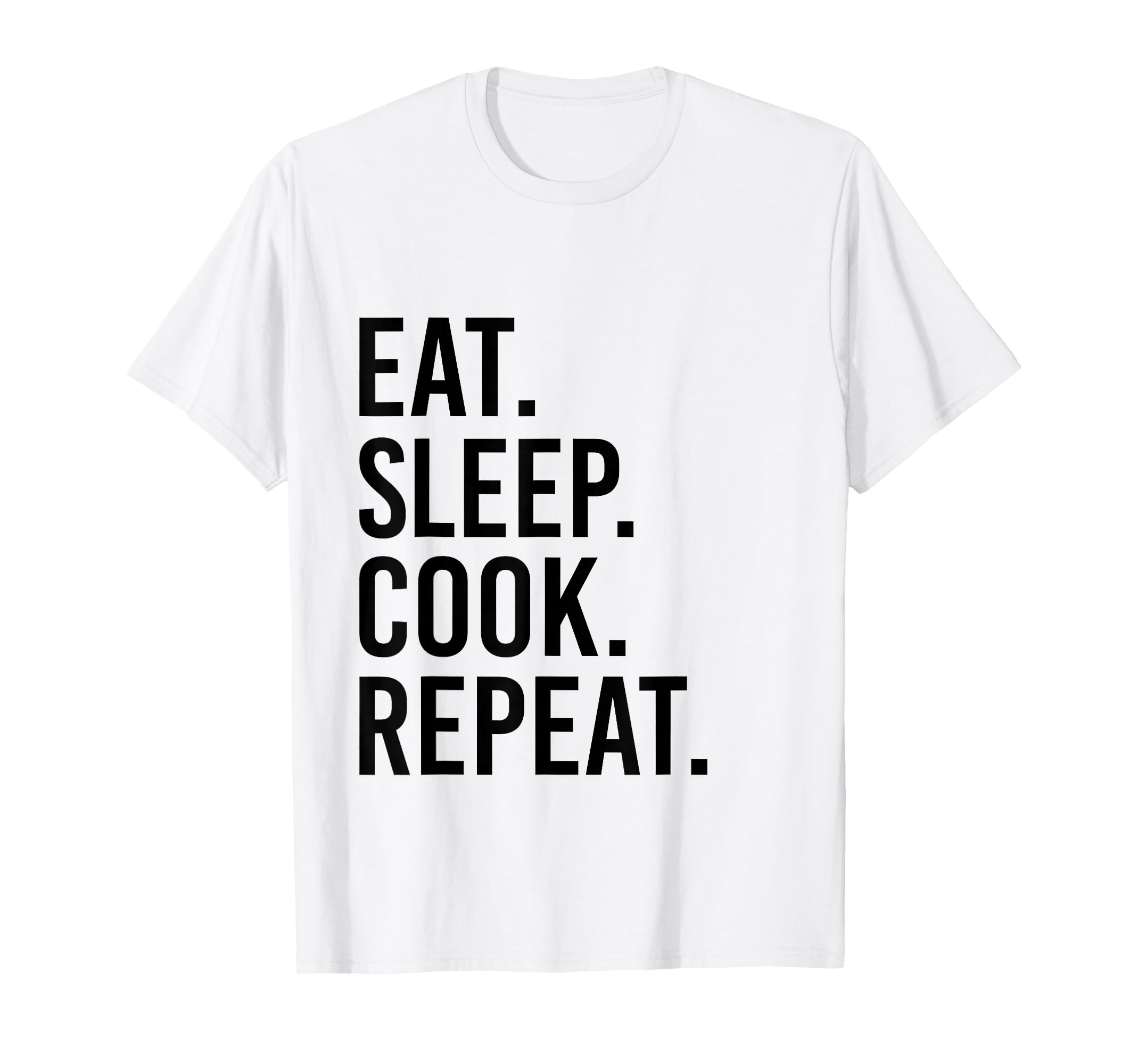 Photo 1 of Eat Sleep Cook Repeat Funny Cooking Chef Food Vintage Retro T-Shirt, M 