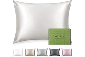 Adubor 100% Silk Pillow Case - Mulberry Silk Pillowcase, 23 Momme 6A Grade Fibers, Silk Pillow Cases for Hair and Skin Health