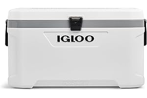 Igloo Coolers Marine Series, Insulated Portable Hard Side Cooler Ice Chest, Great for Fishing, Camping, Boating, & More